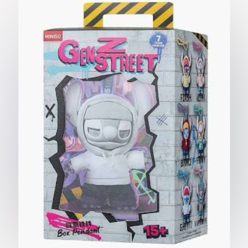 Disney Miniso Gen Z Street Box Pendant Blind Box Sealed New